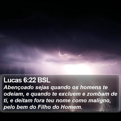 Lucas 6:22 BSL Bible Verse Image