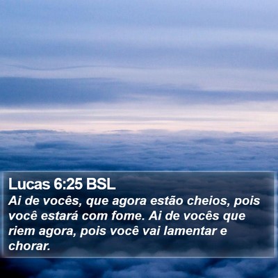 Lucas 6:25 BSL Bible Verse Image