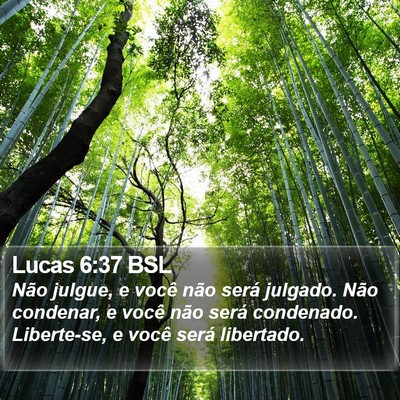 Lucas 6:37 BSL Bible Verse Image
