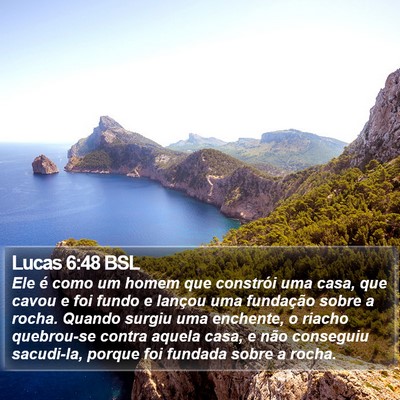 Lucas 6:48 BSL Bible Verse Image