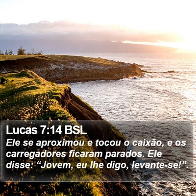 Lucas 7:14 BSL Bible Verse Image