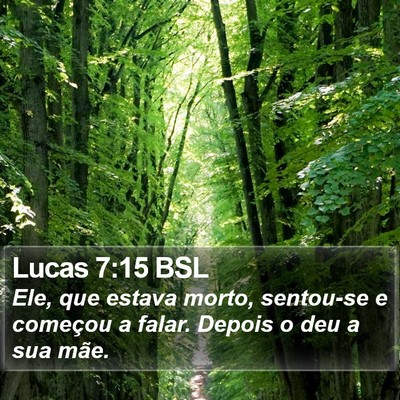 Lucas 7:15 BSL Bible Verse Image