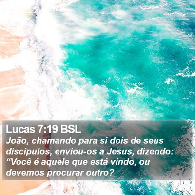 Lucas 7:19 BSL Bible Verse Image