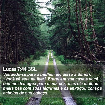 Lucas 7:44 BSL Bible Verse Image