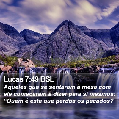 Lucas 7:49 BSL Bible Verse Image