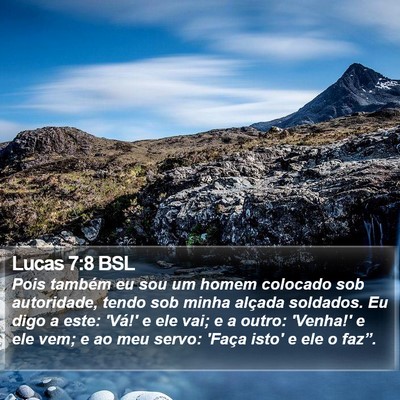 Lucas 7:8 BSL Bible Verse Image