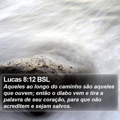 Lucas 8:12 BSL Bible Verse Image