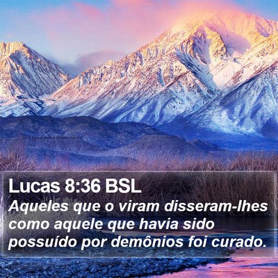 Lucas 8:36 BSL Bible Verse Image