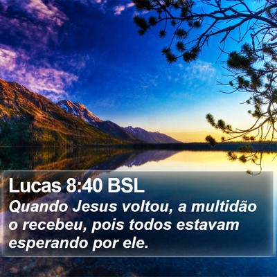 Lucas 8:40 BSL Bible Verse Image
