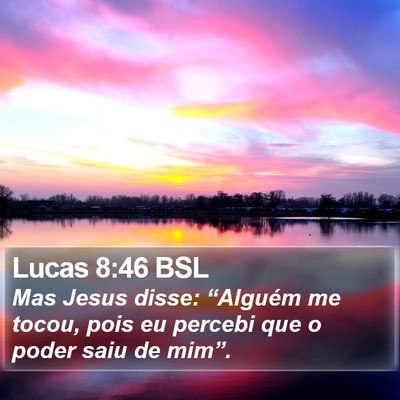 Lucas 8:46 BSL Bible Verse Image