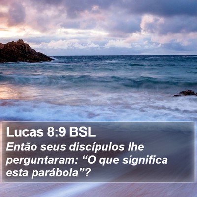 Lucas 8:9 BSL Bible Verse Image