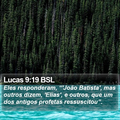 Lucas 9:19 BSL Bible Verse Image