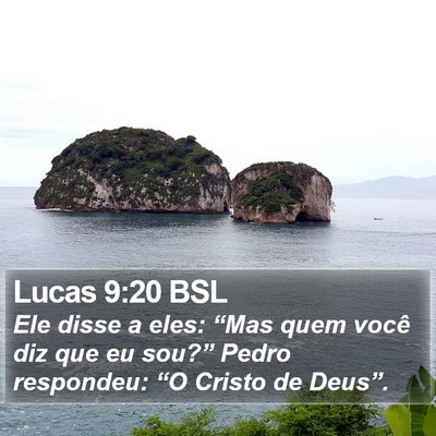 Lucas 9:20 BSL Bible Verse Image
