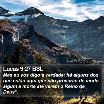 Lucas 9:27 BSL Bible Verse Image