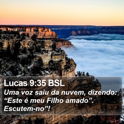 Lucas 9:35 BSL Bible Verse Image