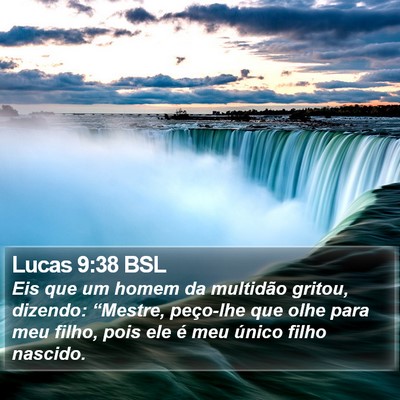 Lucas 9:38 BSL Bible Verse Image