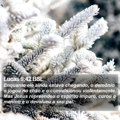 Lucas 9:42 BSL Bible Verse Image