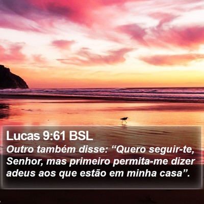 Lucas 9:61 BSL Bible Verse Image