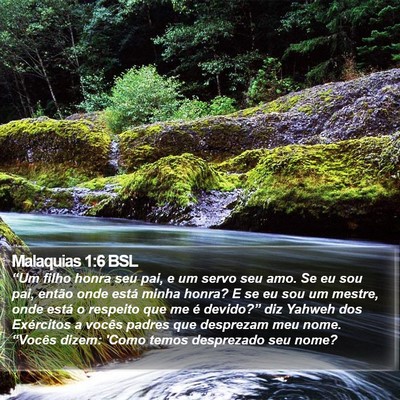 Malaquias 1:6 BSL Bible Verse Image