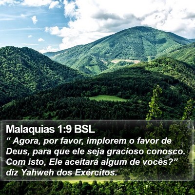 Malaquias 1:9 BSL Bible Verse Image