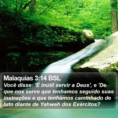 Malaquias 3:14 BSL Bible Verse Image