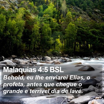 Malaquias 4:5 BSL Bible Verse Image