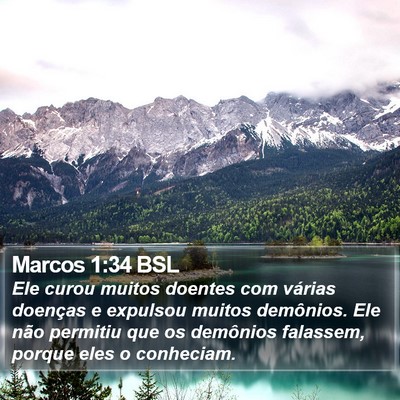 Marcos 1:34 BSL Bible Verse Image