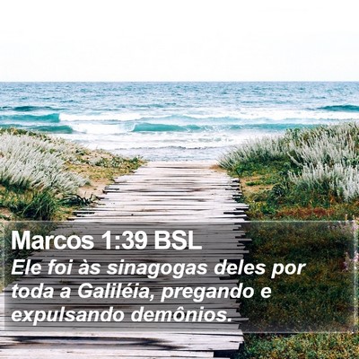 Marcos 1:39 BSL Bible Verse Image