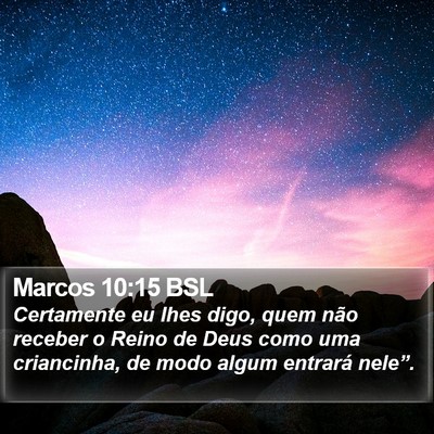 Marcos 10:15 BSL Bible Verse Image