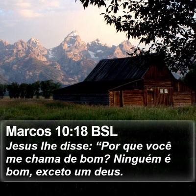 Marcos 10:18 BSL Bible Verse Image