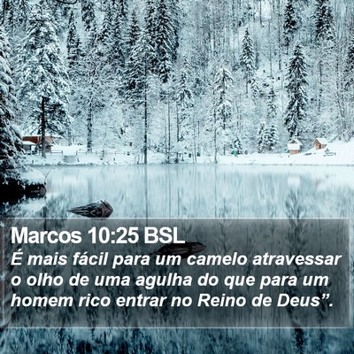 Marcos 10:25 BSL Bible Verse Image