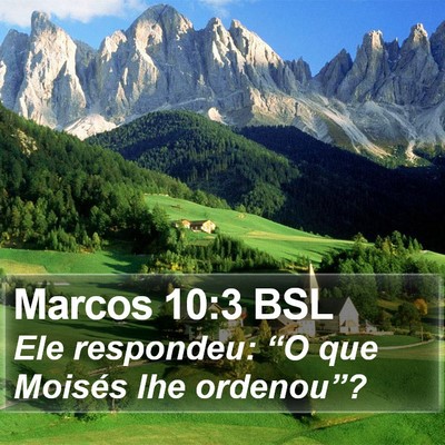 Marcos 10:3 BSL Bible Verse Image