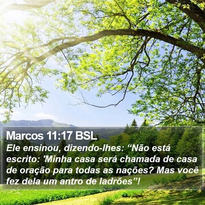 Marcos 11:17 BSL Bible Verse Image