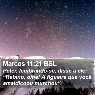 Marcos 11:21 BSL Bible Verse Image