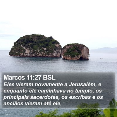 Marcos 11:27 BSL Bible Verse Image