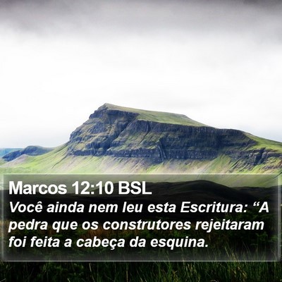 Marcos 12:10 BSL Bible Verse Image