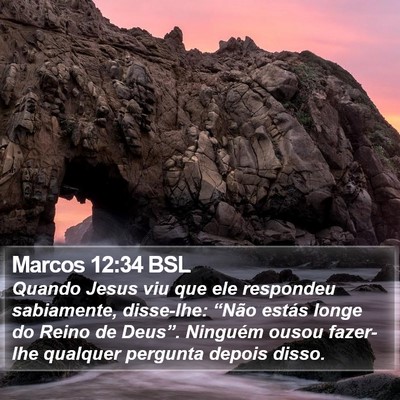 Marcos 12:34 BSL Bible Verse Image