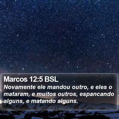 Marcos 12:5 BSL Bible Verse Image