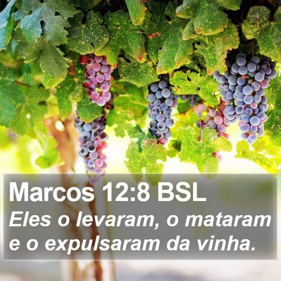 Marcos 12:8 BSL Bible Verse Image