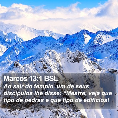 Marcos 13:1 BSL Bible Verse Image