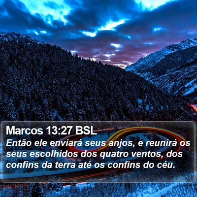 Marcos 13:27 BSL Bible Verse Image