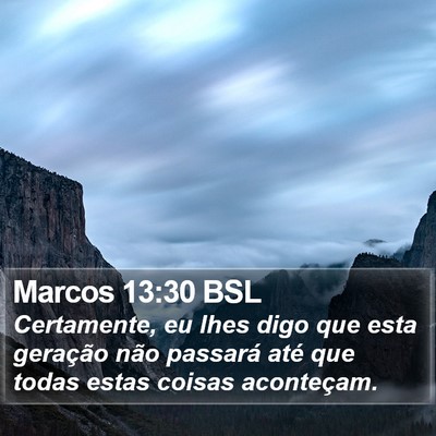 Marcos 13:30 BSL Bible Verse Image