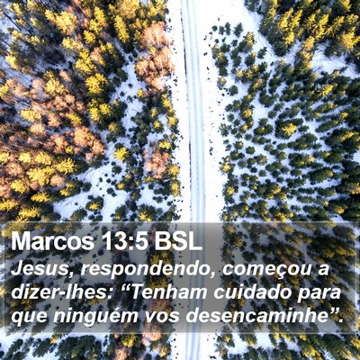 Marcos 13:5 BSL Bible Verse Image