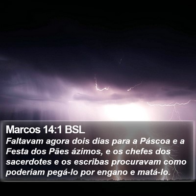 Marcos 14:1 BSL Bible Verse Image