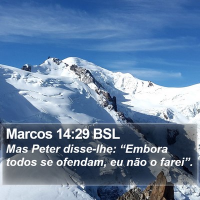 Marcos 14:29 BSL Bible Verse Image