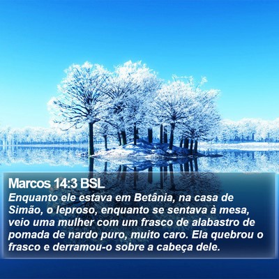 Marcos 14:3 BSL Bible Verse Image