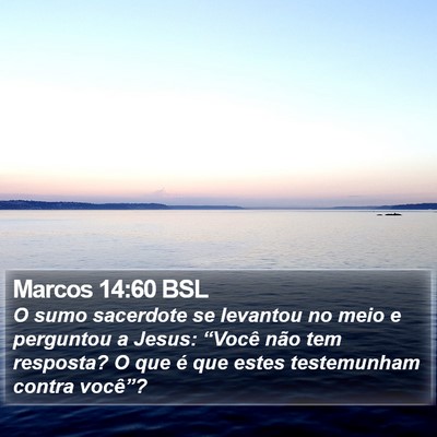 Marcos 14:60 BSL Bible Verse Image