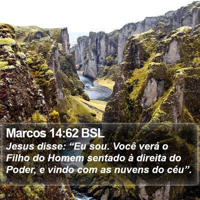 Marcos 14:62 BSL Bible Verse Image