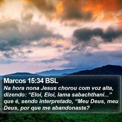 Marcos 15:34 BSL Bible Verse Image