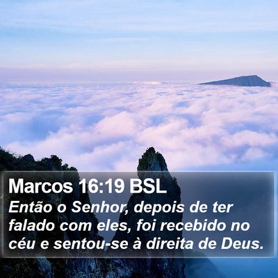 Marcos 16:19 BSL Bible Verse Image
